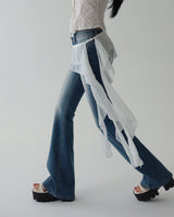 Qwz Pocket Washing Bootcut Jeans