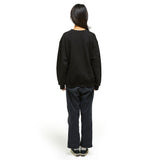 スマイルスウェットシャツ (Black)