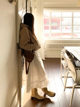 [MADE] Forn frill banding skirt