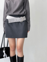 suede lock belt
