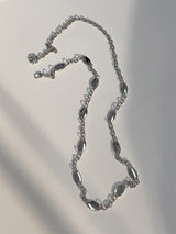 Oval Silver Chain Belt
