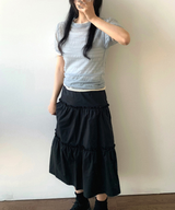 パフウィンクルシースルーショートスリーブTシャツ 4C