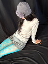 martini blue netting stocking 
