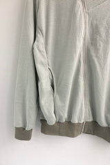 Unbalanced Pinstrip Hooded Zip-Up
