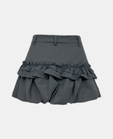 Seoul Ruffle Puff Mini Skirt