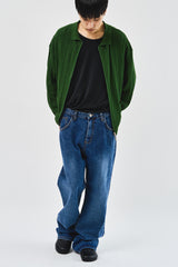 Leaves Knitted Zip Up (3color)