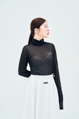 Stone logo high neck TEE