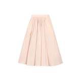 花柄シャーリングマキシスカート