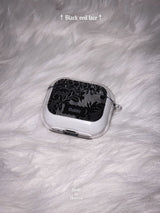 Black Veil Lace AirPods Case