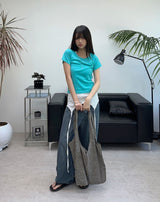 Defen Color Round Short Sleeve Tee