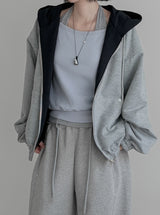 (Unisex) Duty Reversible Nylon Hood Zip-Up