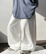 COOL STRIPE WIDE LONG PANTS 🪽🩵🥨🖤4COLOR