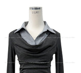Reet Drape Layered Shirt