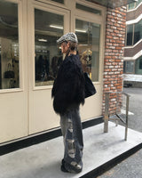 (Unisex) カモフラージュデニムパンツ