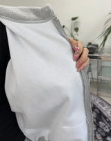 Freno Lettering Hooded Zip-Up