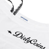 DC x The Rolling Stones Star 07 One Shoulder LS Jersey White