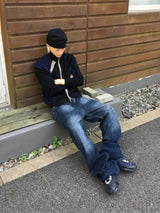 デフオールデイセミフレアデニムパンツ 2C