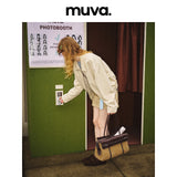 muva. ガーデン カラーブロック ショルダーバッグ