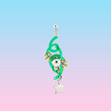 WIGGLY EARRING (LIME GREEN)