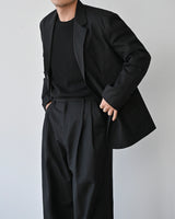 WIT SEMI OVERSIZE BLAZER BK 