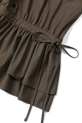 Sandy check onepiece_brown
