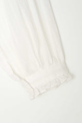  Inuf frill blouse_ivory