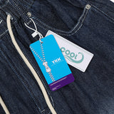 Tin Washed Bermuda Denim Pants