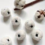 Wool Fur Bichon Keyring
