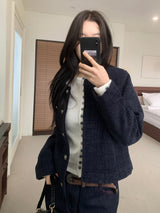コエルシンプルツイードジャケット