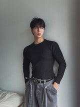 Kani Muscle Fit Rib Slim Tee