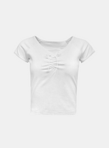 エリサリボンシャーリングTシャツ