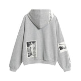 Mono Photo Panel Hoodie Zip-Up 232818257