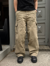 Lone dying wide cargo pants