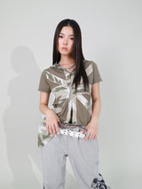 CROSS PATCH HOODIE (KHAKI)