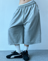 スウェットバミューダパンツ🖤🩶🤍 - 3 カラーズ