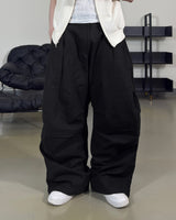 Aven Linen Two-Tuck Wide Pants