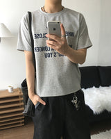 Prit Crop Printing Short Sleeve Tee 3C