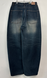 GRADATION BALLOON LONG DENIM PANTS 🩵🤍