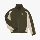 Stranger Regular Fit Zipper Tracksuit Top (Khaki)