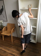 ケヒルリボンカプリバンディングパンツ