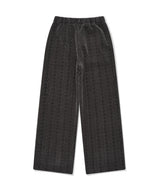 Women’s Cable Banding Pants Charcoal