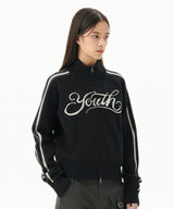 YOUTH ZIP UP CARDIGAN