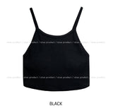 [U-BASIC] ウィンターブラッシュクロップトップスリーブレス(+パッド)