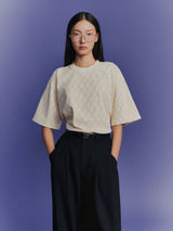 DVRK PRIVÉ MONOGRAM T-SHIRT - YELLOW