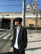 バランス襟なしジャケット