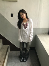 2-Color Signature Flare Denim Pants