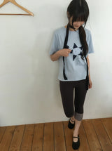 Yuruhi Button Three Quarter Leggings