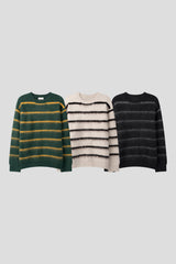 LMN ローレンモヘアダンガラオーバーサイズニットウェア (3 colors)