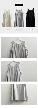 V-T A-Line Simple Round Dress
