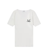 ZERO V-NECK SHORT-SLEEVE RIBBED KNIT